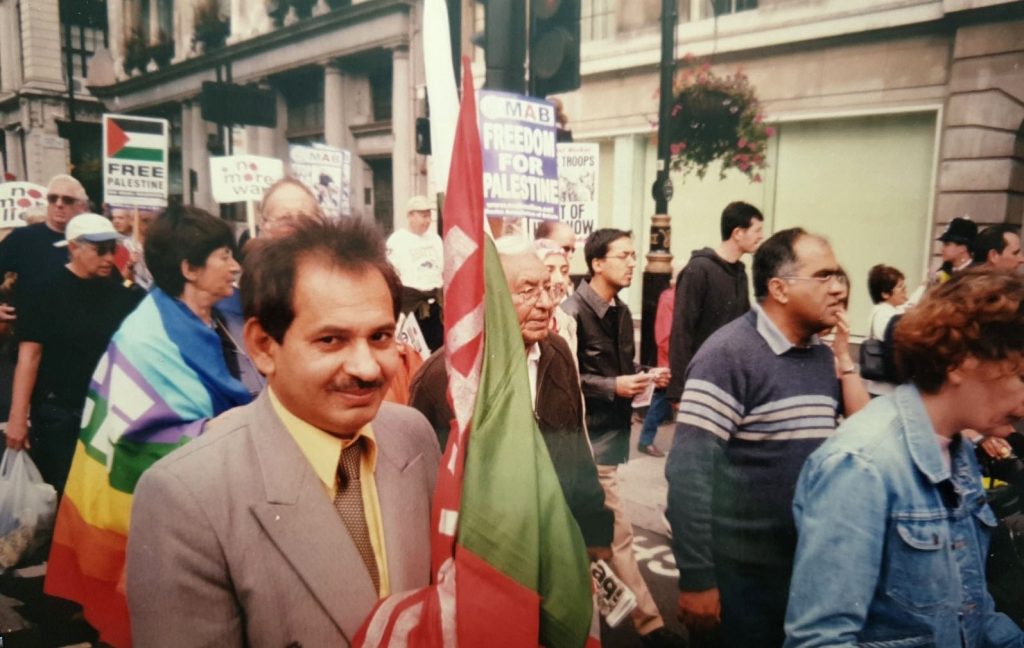 Fateh Mohammad, Kissan Leader in london 2003